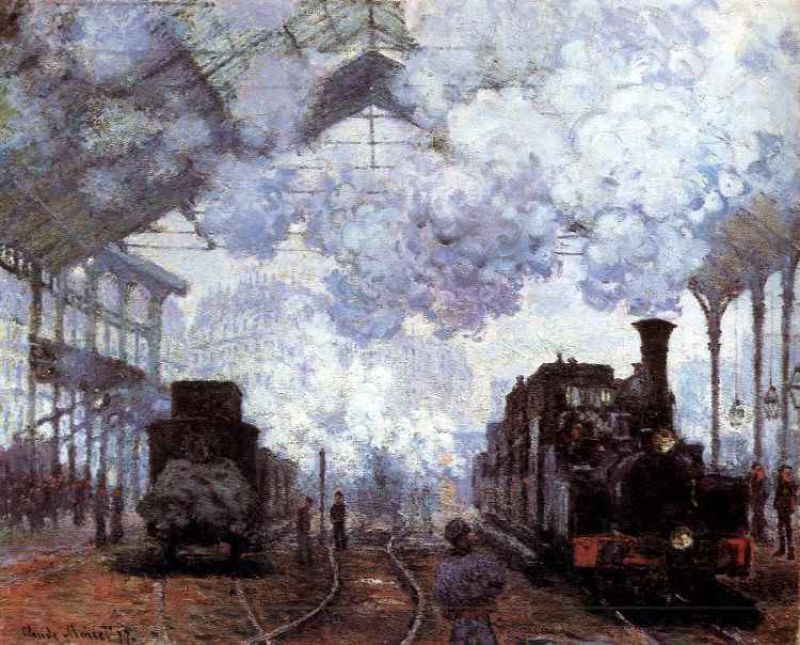 1877 - the gare saint lazare paris arrival of a train.jpg